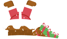 Santa in Pipe